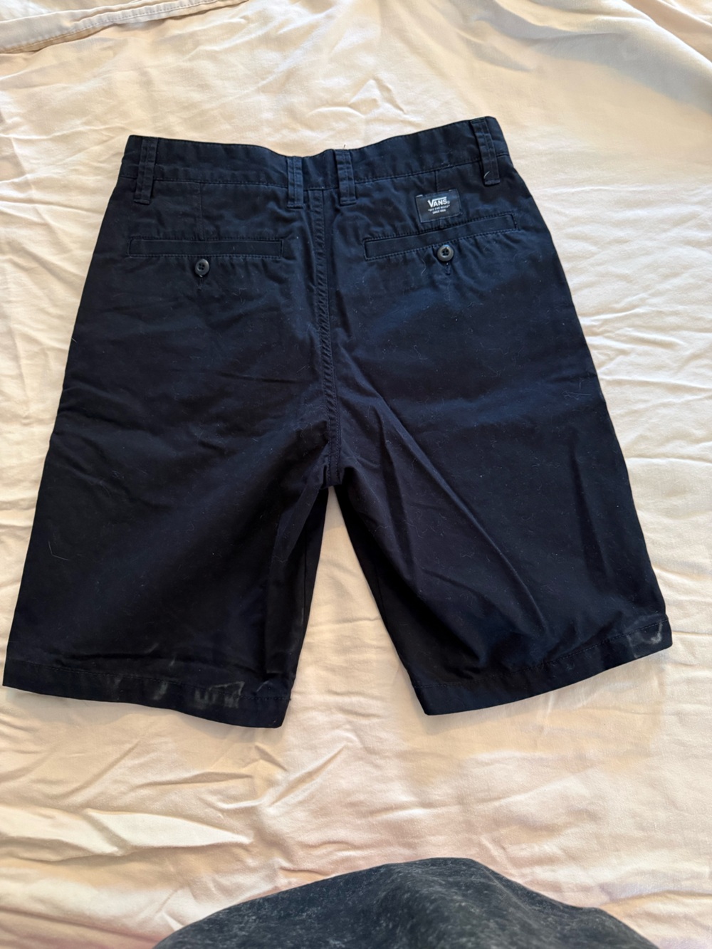 Vans Black and White Waistband Label Jeans - Size 27